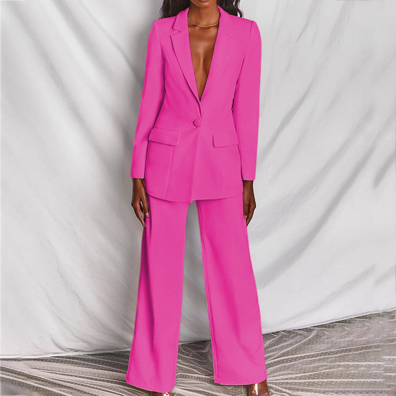 VICTORIA – Tweedelige blazer en broek set voor een elegante en sexy smart-casual look