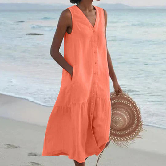 Zachtroze dames blouse met romantische uitstraling en comfortabele fit – LÉANA ROSE