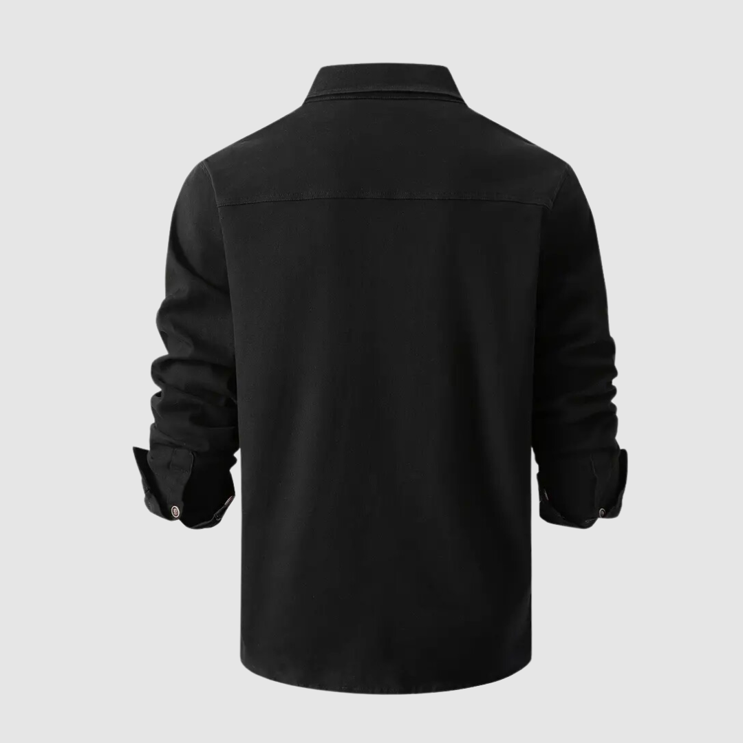 Emerson - Utility Shirt met Lange Mouwen en Voorste Knoopsluiting