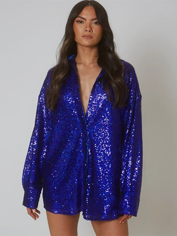 Glamoureuze glitter jurk voor speciale gelegenheden – Lumiara Spark