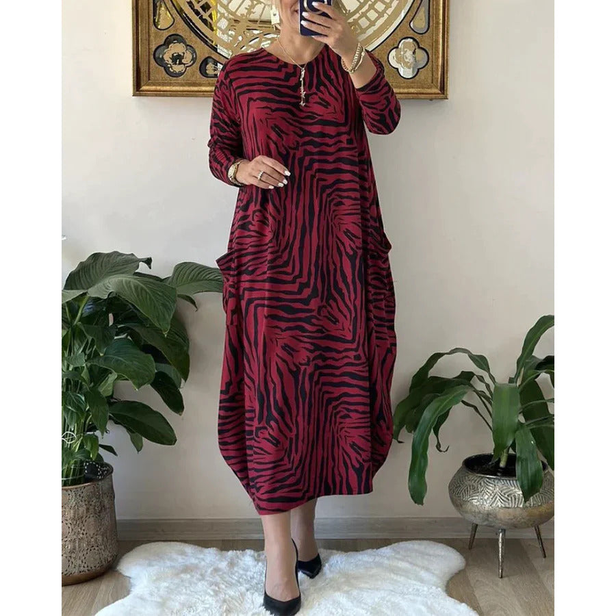 Vrouwen - Losse Damesjurk - Dierenprint - Casual Zomeroutfit - ELEGANTE STIJL