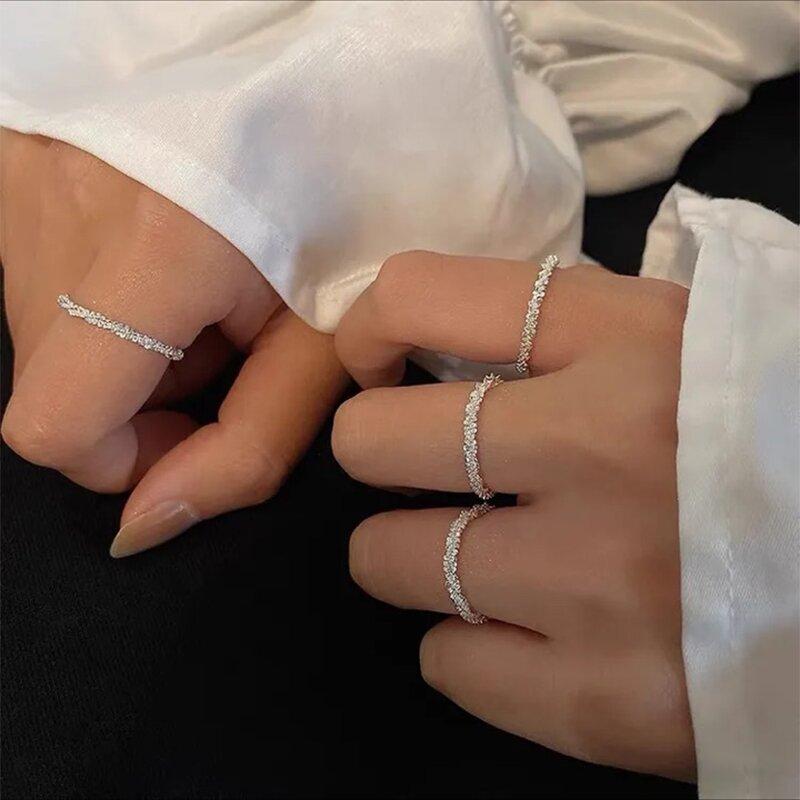 Minimalistische Damesringen Set met Verfijnd Ontwerp voor Elegante Styling – DAPHNE GLANS