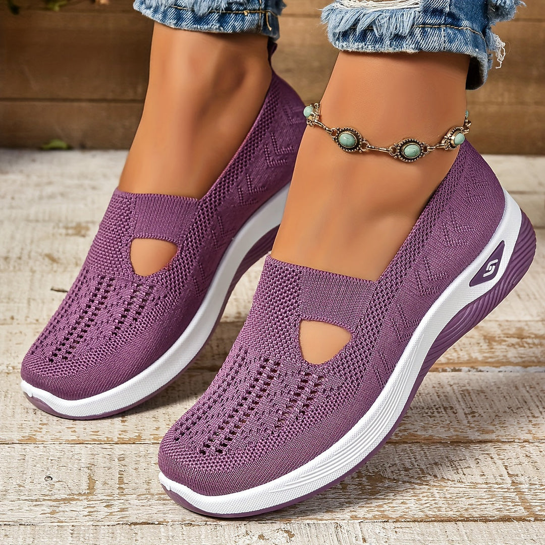 Heren - Orthopedische Instapschoenen - Ademend Breisel - Comfortabele Steun - VOETCOMFORT