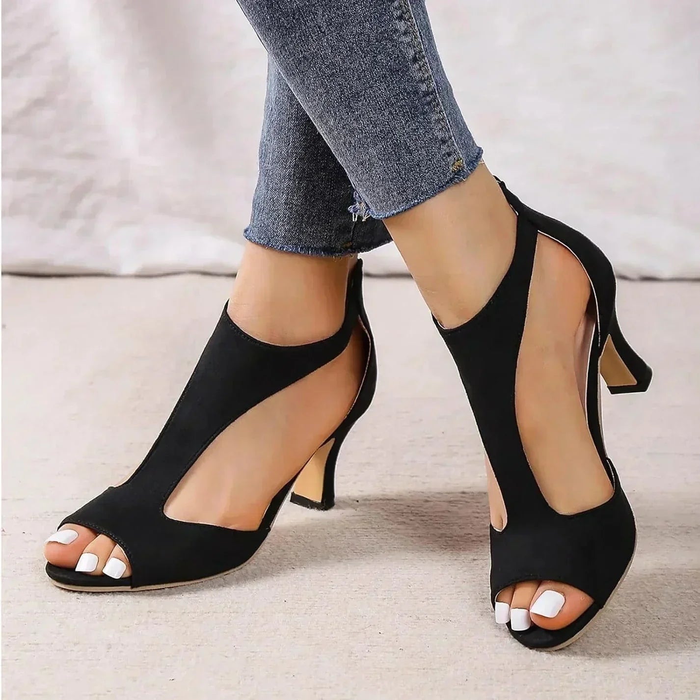 Elegante open teen sandalen met fijne bandjes en comfortabele pasvorm – SERENA STRAP