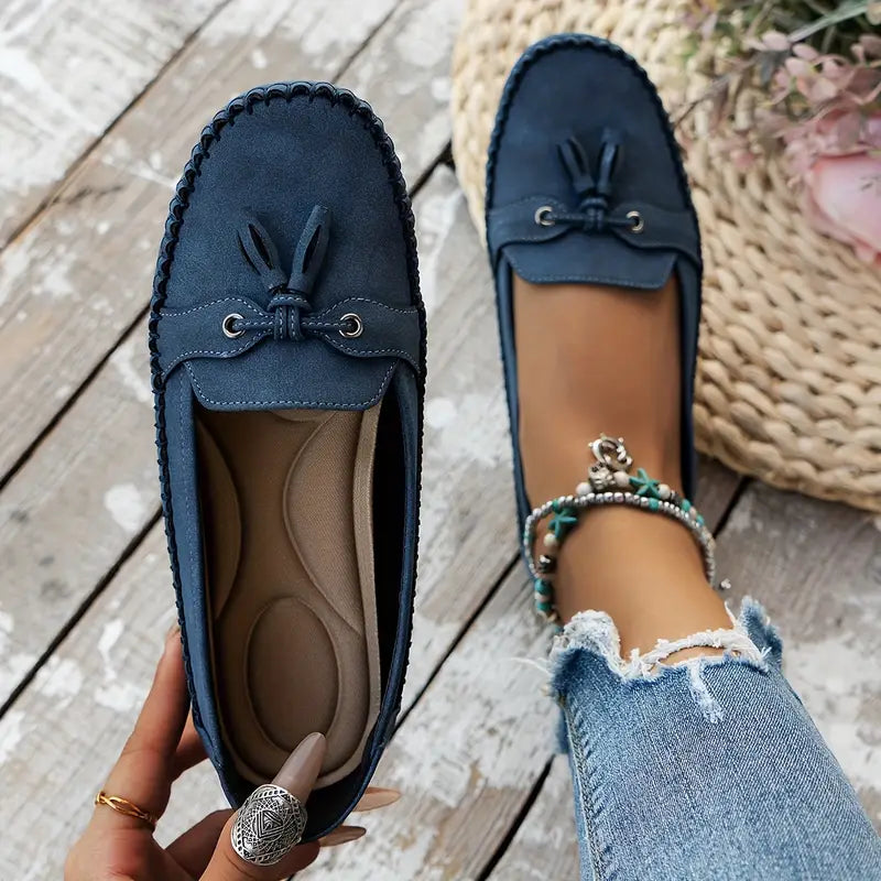 Vrouwen - Vintage Loafers - Comfortabele Slip-On Schoenen - Tijdloze Stijl - VINTAGE CHARME