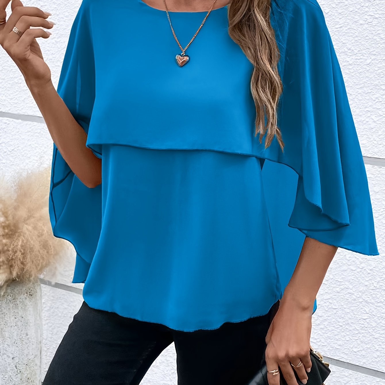 Vrouwen - Chiffon Blouse - Lichtgewicht Stof - Elegante Top - AMELITH EDGE