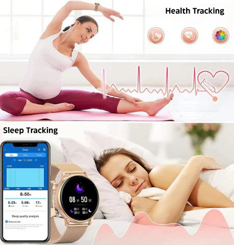 Stijlvolle en multifunctionele smartwatch voor een actieve levensstijl – VivaSync