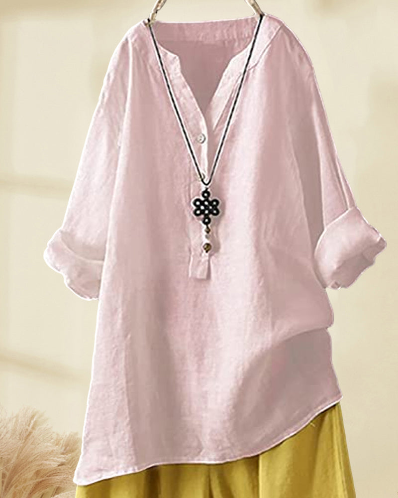 Vrouwen - Blouse met Lange Mouwen - Ademend Materiaal - Stijlvolle Mode - GABI EDGE