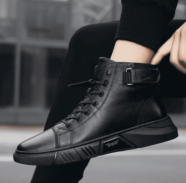 Leren Schoenen - Heren - Zwart Leer - Allround Leren