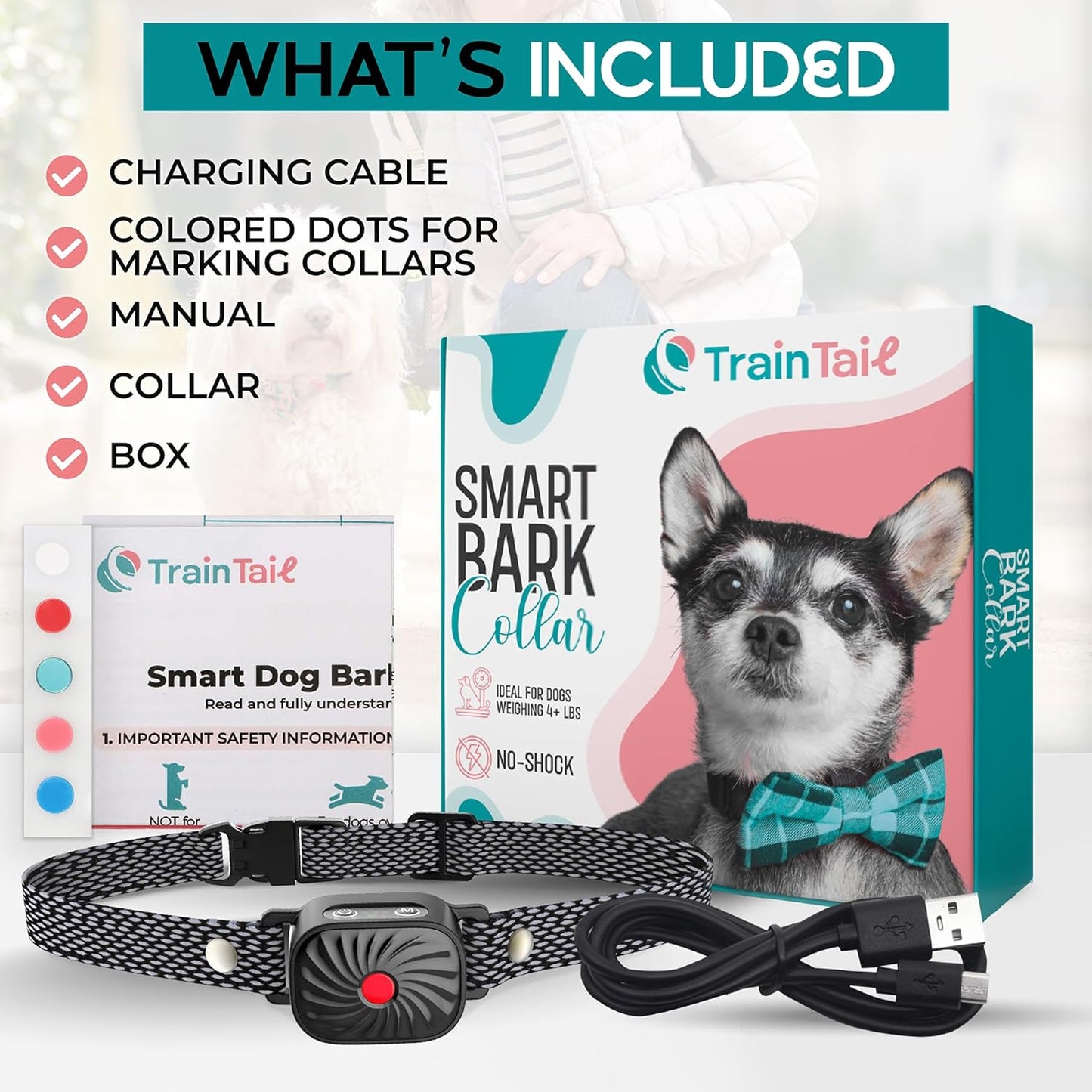 BARKGUARD - Anti-blaf halsband voor kleine honden