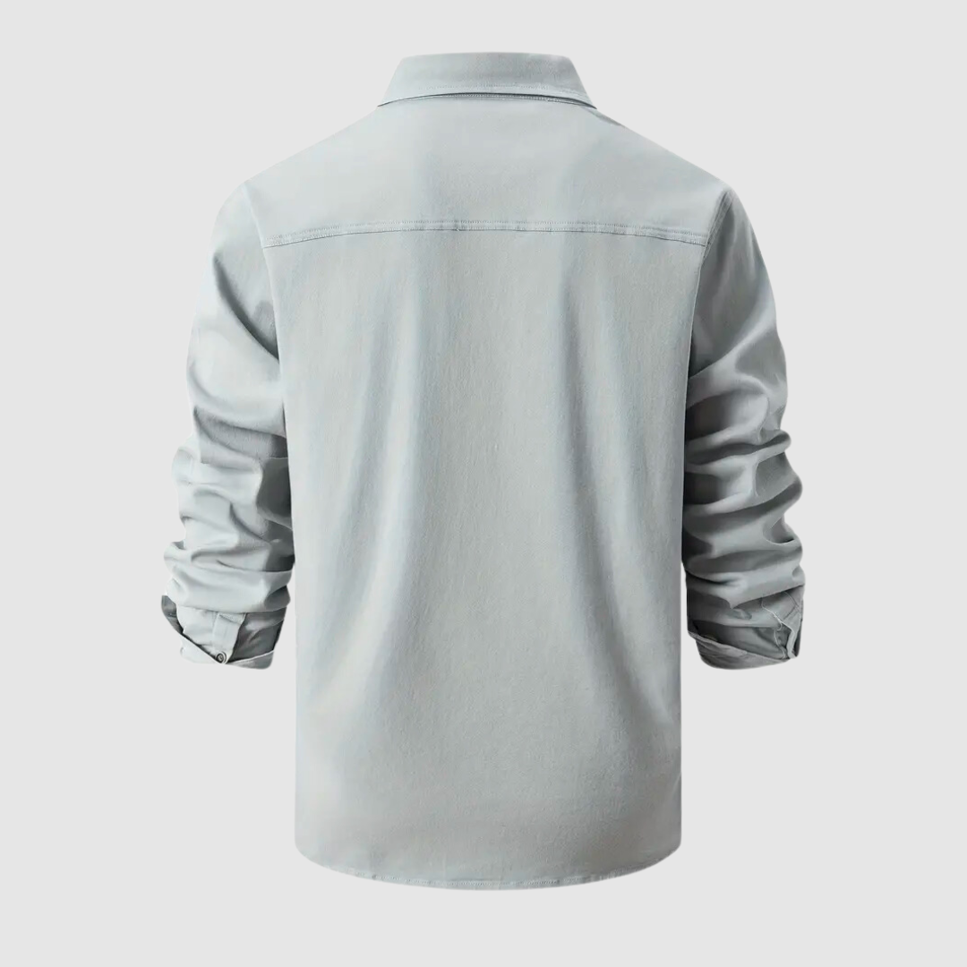 Emerson - Utility Shirt met Lange Mouwen en Voorste Knoopsluiting