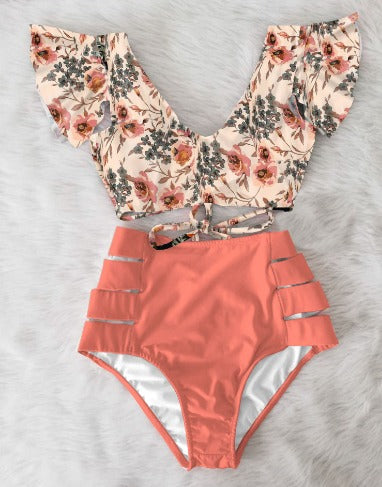Dames - Bikini Set - Hoge Taille - Comfortabele Zwemkleding - Zomer Must-Have