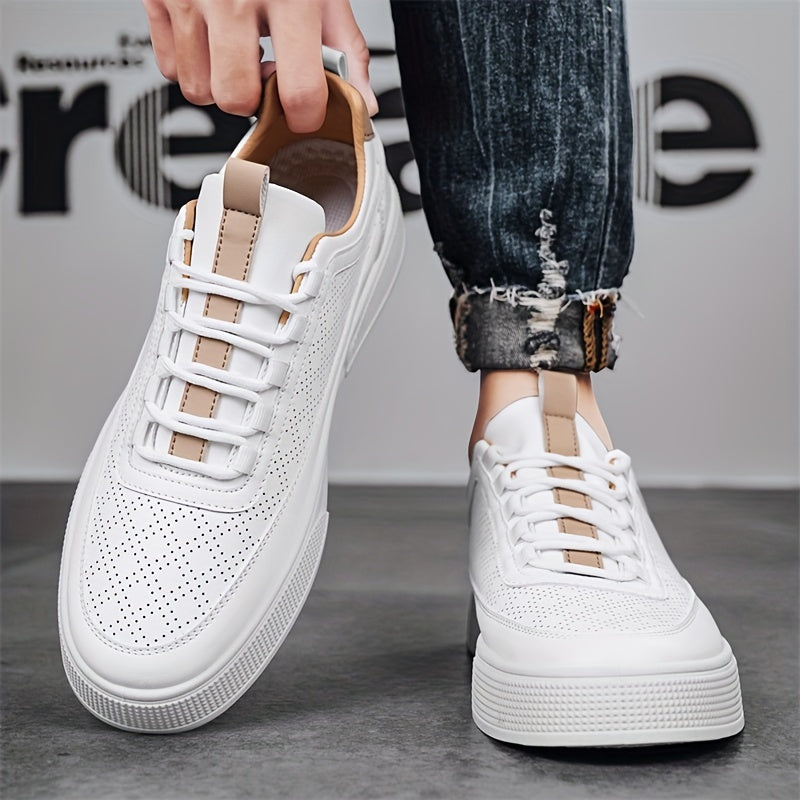 Mannen - Comfortabele Herensneakers - Stijlvol en Ademend - Perfect voor Elke Gelegenheid