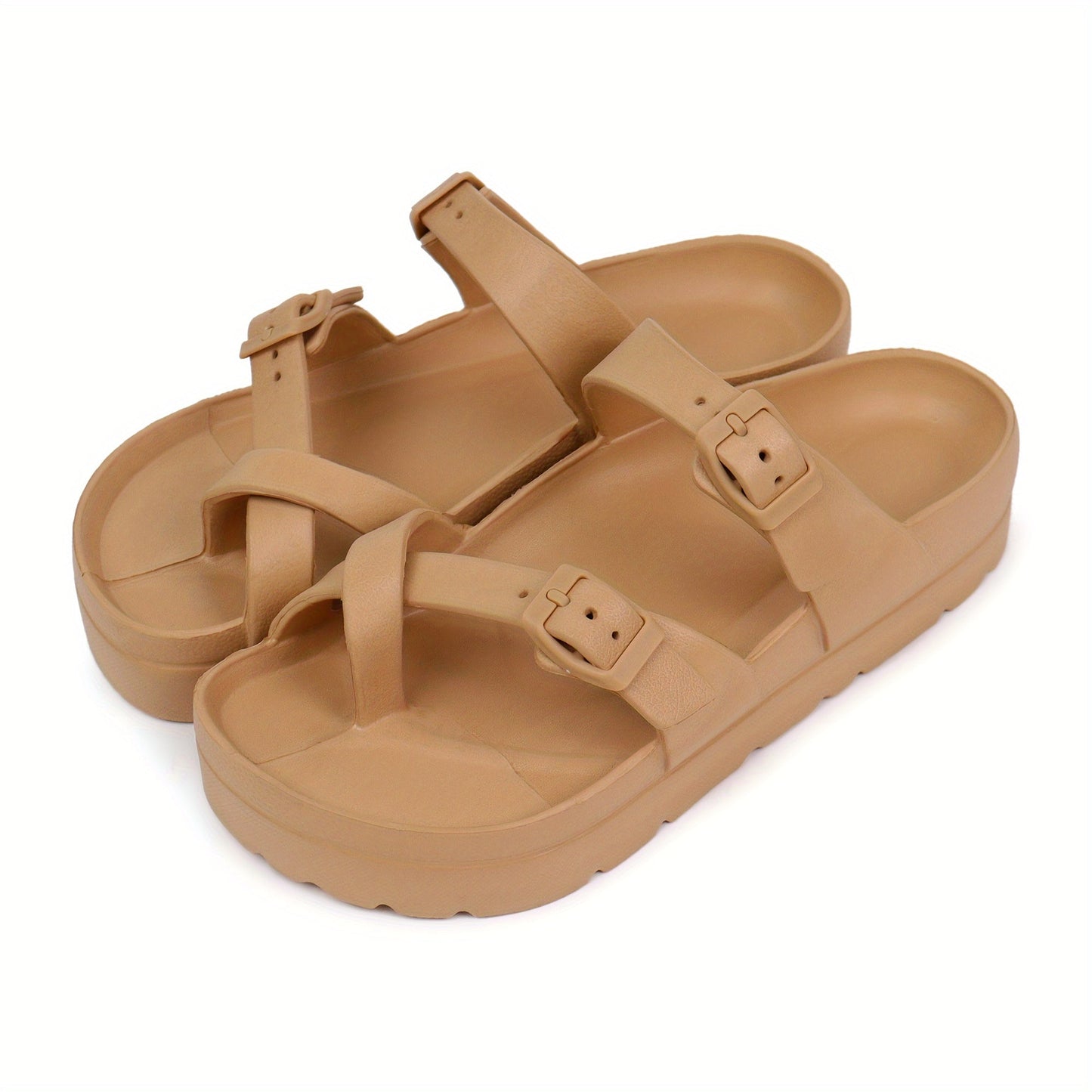 Dames - Retro Cloudsandalen - Verstelbare Gesp - Voetsteun - Zomer Comfort Sandalen