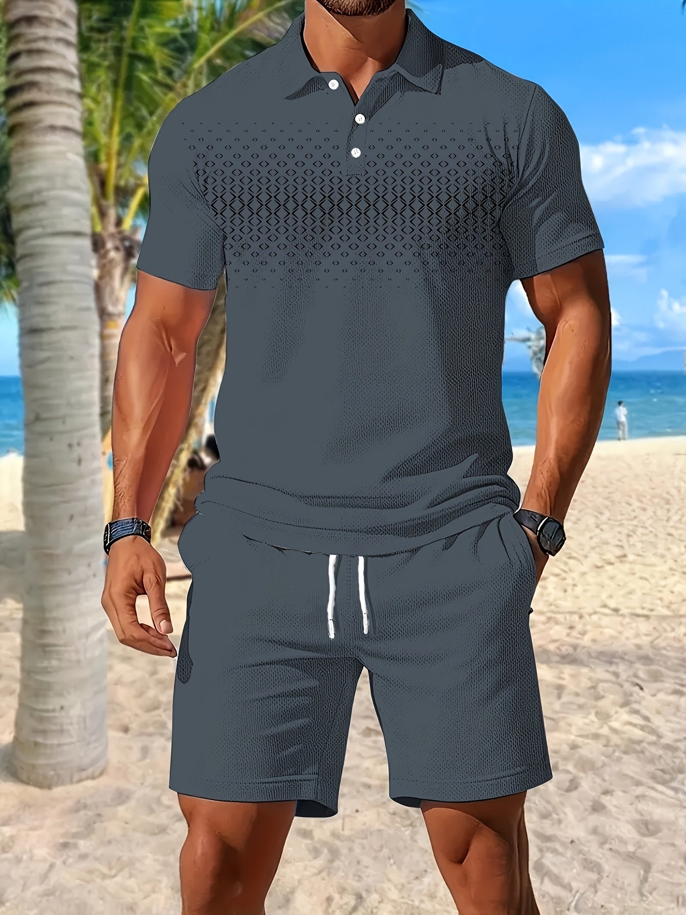 Heren - 2-delige Zomersportset - Sneldrogende Meshstof - Actieve Kleding - ZOMERSET COMFORT