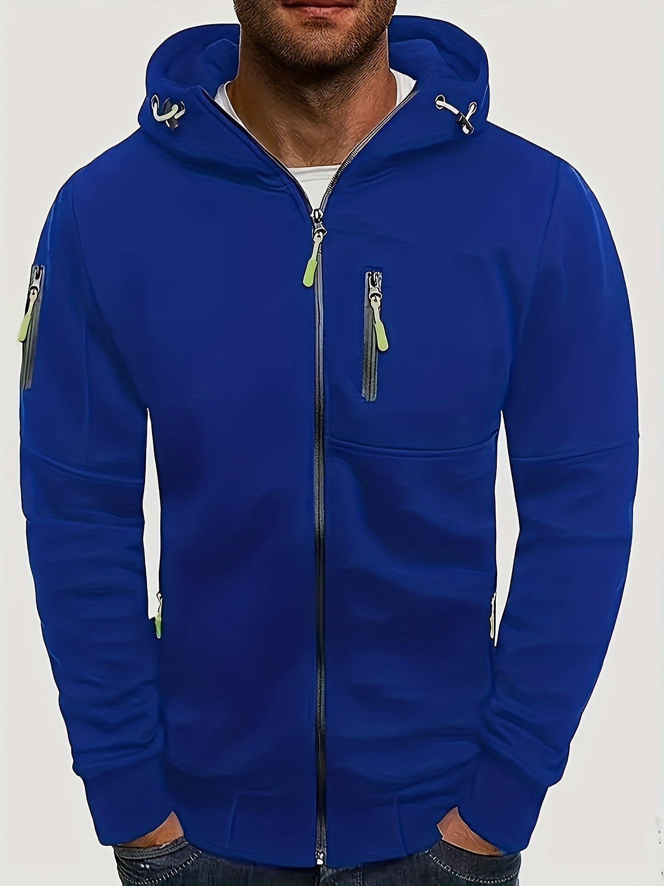 JASPER – Zip-up hoodie met verstelbare capuchon en ritszakken voor ultiem comfort en stijl