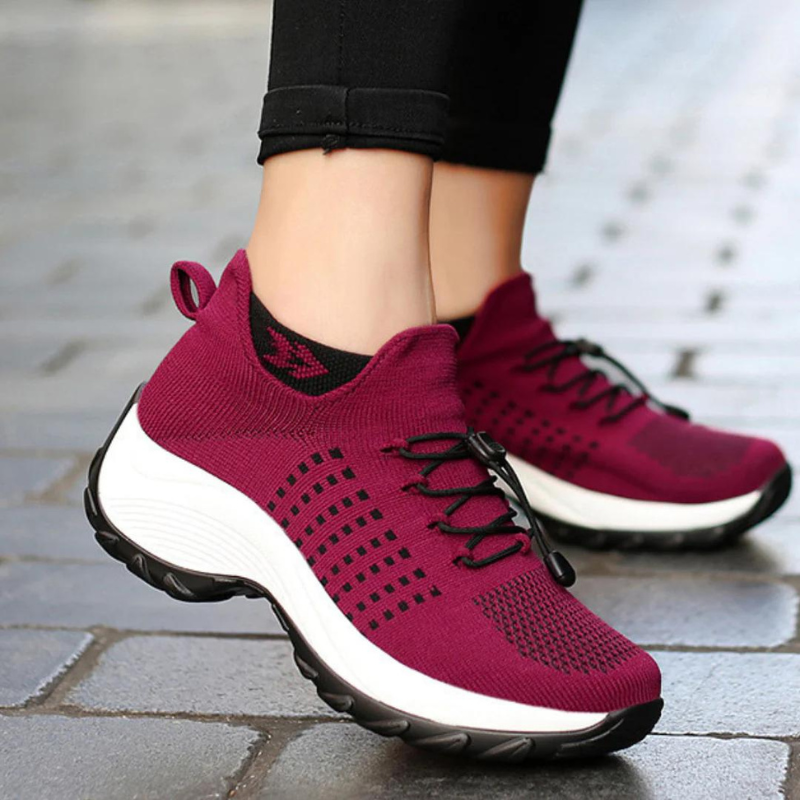 Stijlvolle orthopedische sneakers voor dames – VeloriaStep