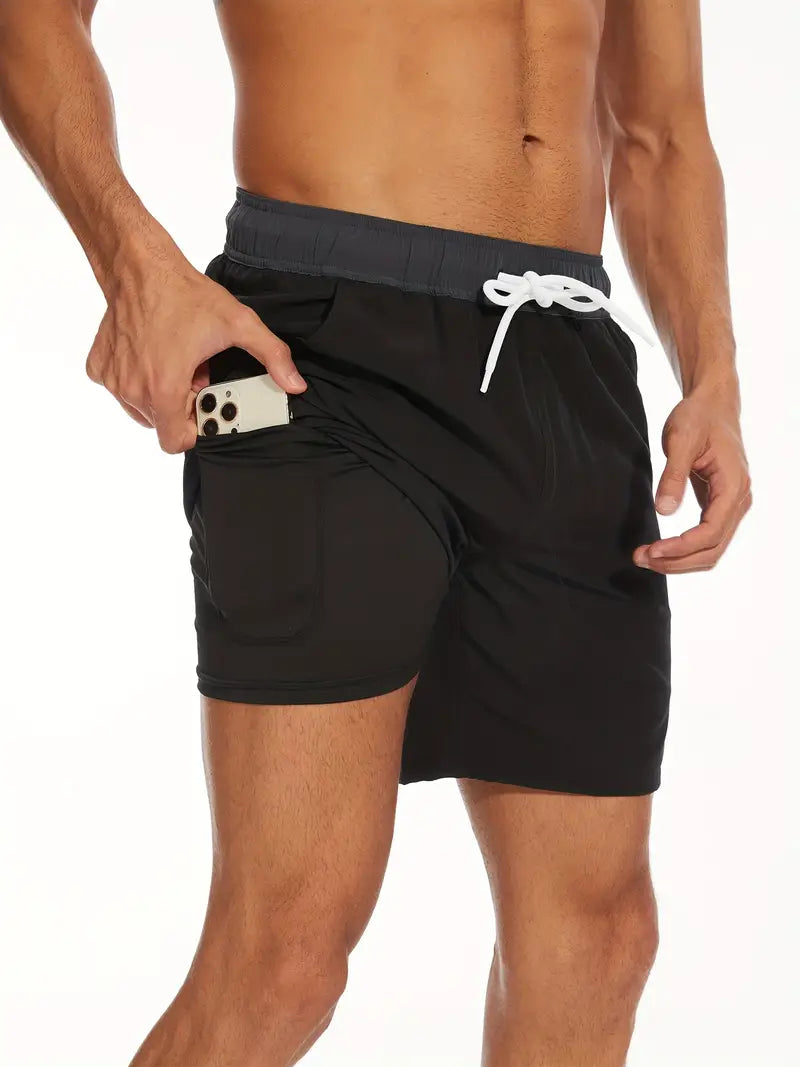 Heren - Zwemshort - Elastische Taille met Binnenbroekje - Functioneel Zwemmen - AQUA PERFORMANCE