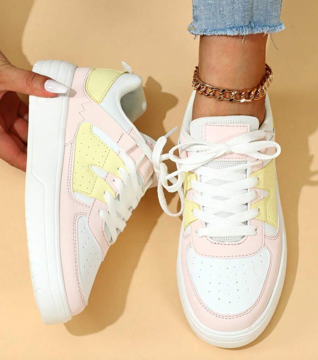 Sneakers - Vrouwen - Gevoerd - Pastel Sneakers - LUCIA