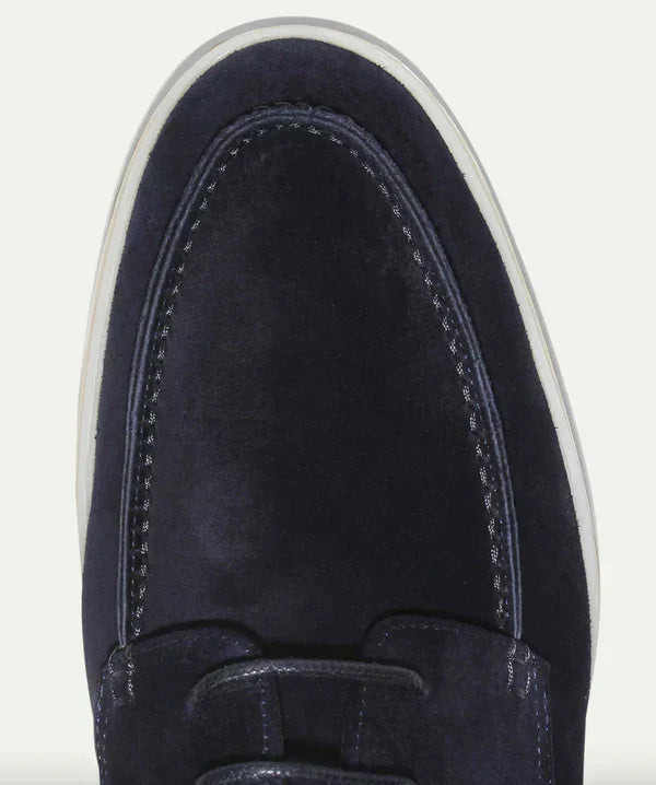Heren - Leren Veterschoen - Suède Look - Elegante Stijl - REFINED STEP
