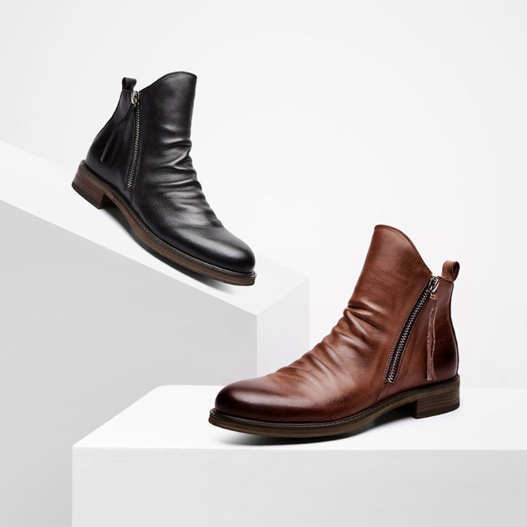 Laarzen - Men - Leren - Elegante Laarzen Heren - Nova