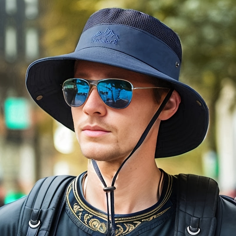 Unisex - Outdoor Emmerhoed - Ademende Mesh - UV Bescherming - ZOMERHOED