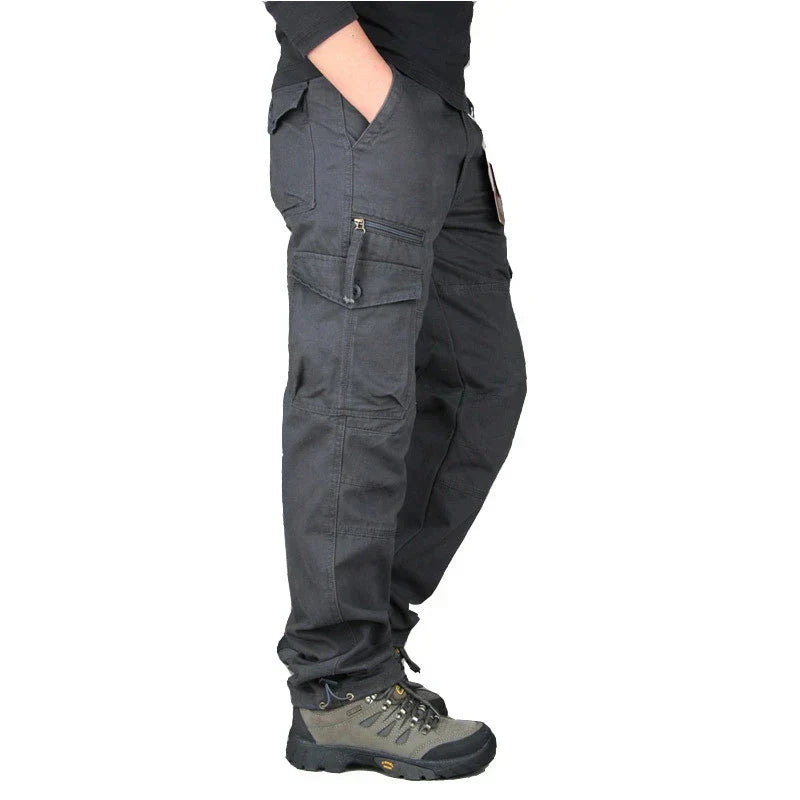 Heren - Cargobroek - Comfortabele Tailleband - Functionele Kleding - ROBUUST STIJL