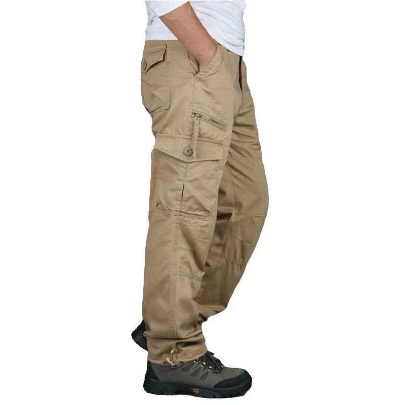 Heren - Cargobroek - Comfortabele Tailleband - Functionele Kleding - ROBUUST STIJL