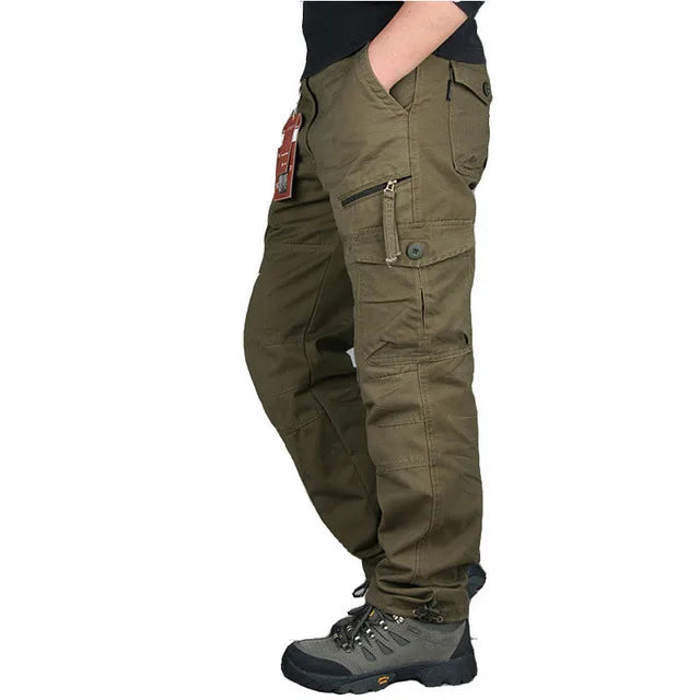 Heren - Cargobroek - Comfortabele Tailleband - Functionele Kleding - ROBUUST STIJL
