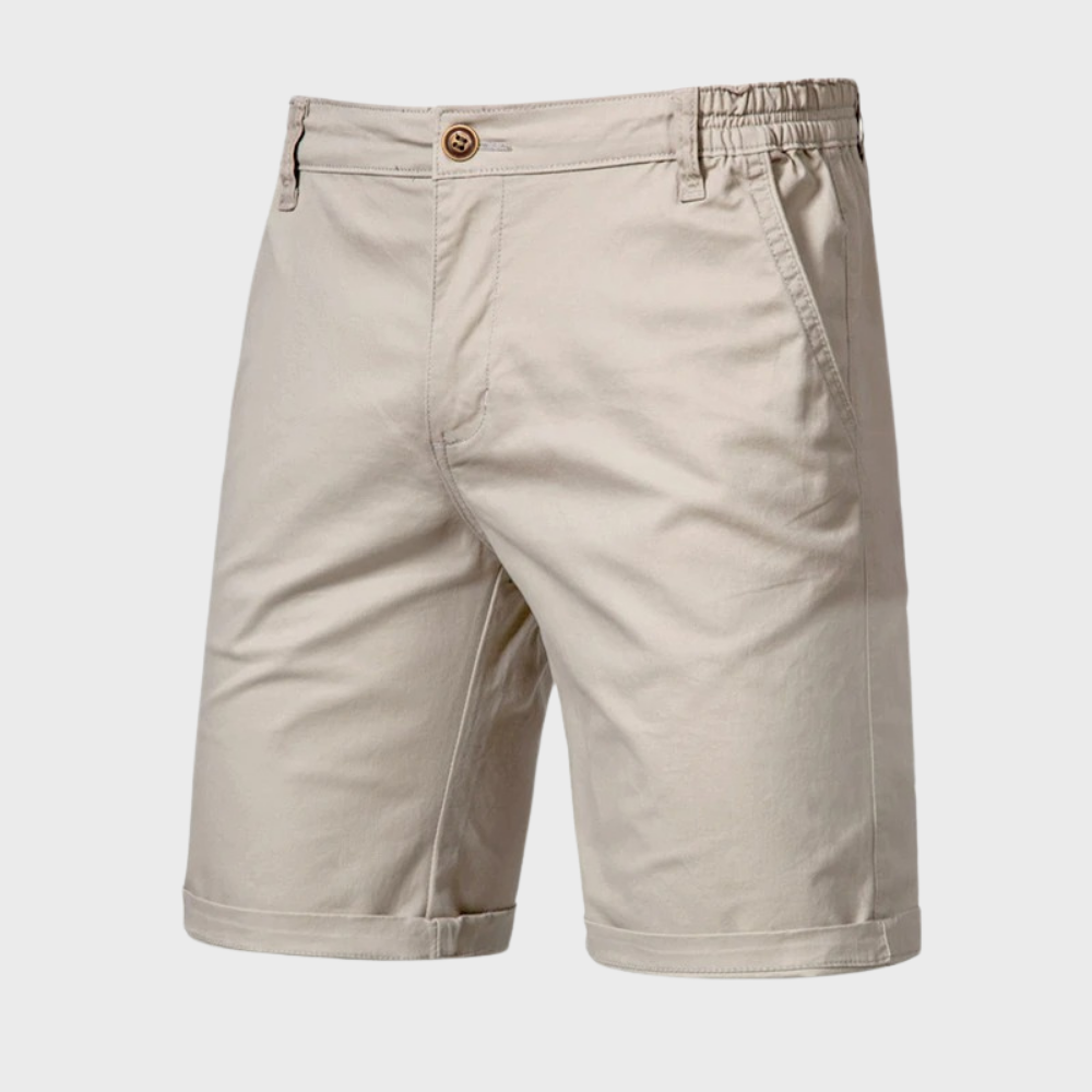 Heren Chino Short Met Elastische Tailleband Voor Comfortabele Casual Dagen – WILFRED BREEZE