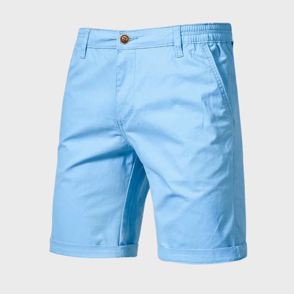 Heren Chino Short Met Elastische Tailleband Voor Comfortabele Casual Dagen – WILFRED BREEZE