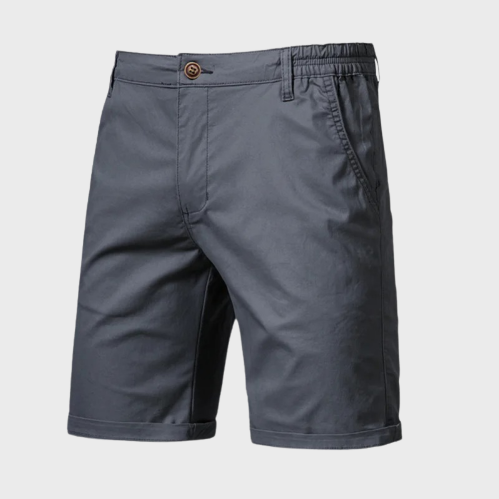 Heren Chino Short Met Elastische Tailleband Voor Comfortabele Casual Dagen – WILFRED BREEZE