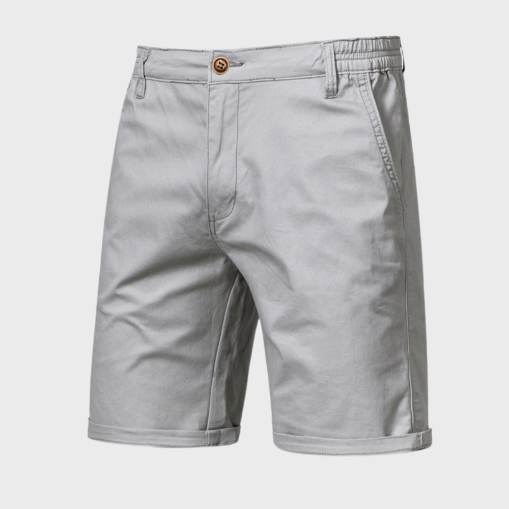 Heren Chino Short Met Elastische Tailleband Voor Comfortabele Casual Dagen – WILFRED BREEZE