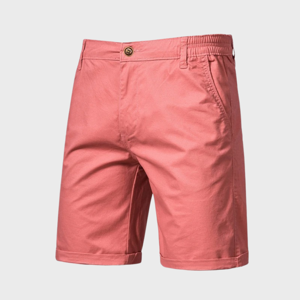 Heren Chino Short Met Elastische Tailleband Voor Comfortabele Casual Dagen – WILFRED BREEZE