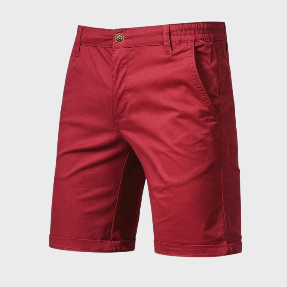 Heren Chino Short Met Elastische Tailleband Voor Comfortabele Casual Dagen – WILFRED BREEZE