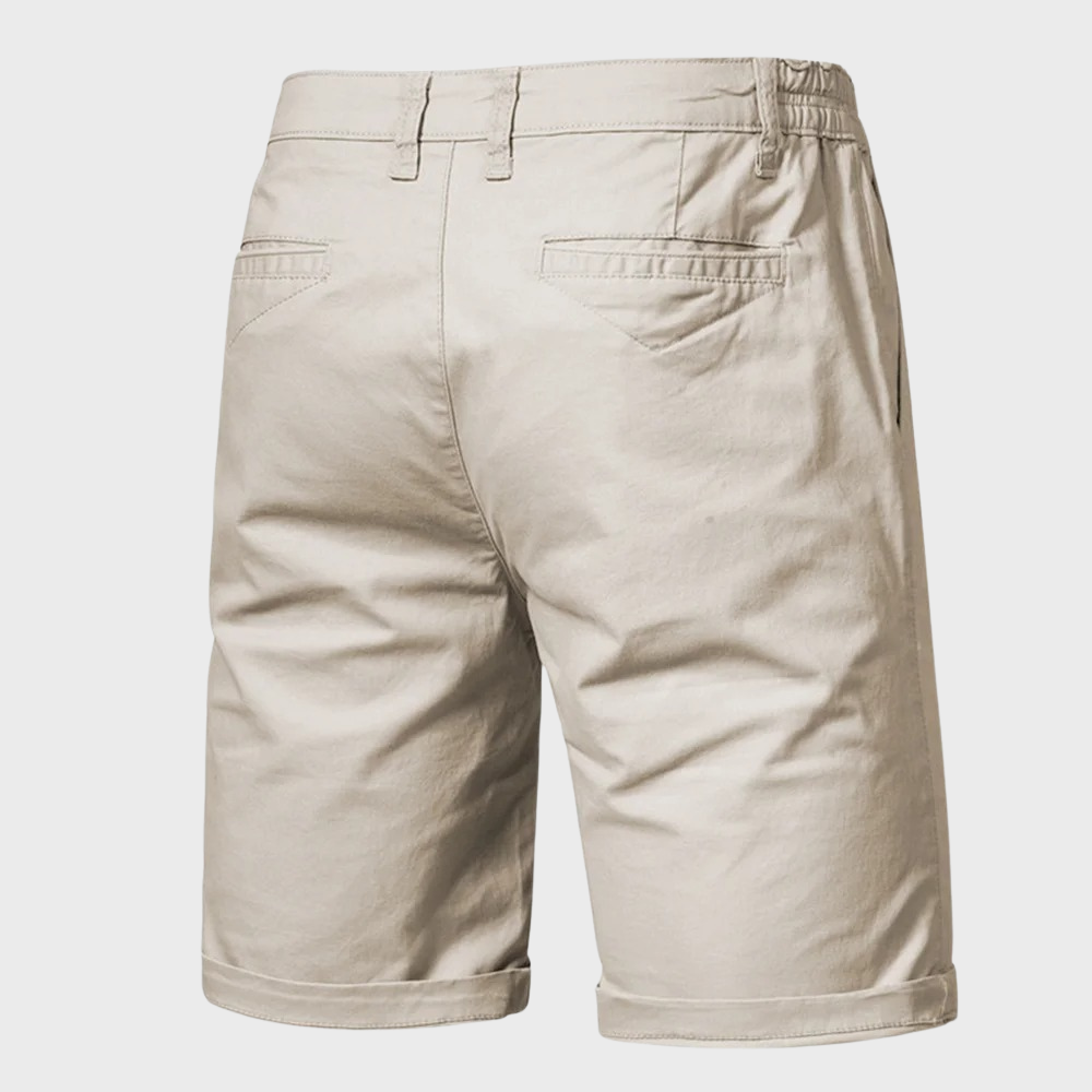 Heren Chino Short Met Elastische Tailleband Voor Comfortabele Casual Dagen – WILFRED BREEZE