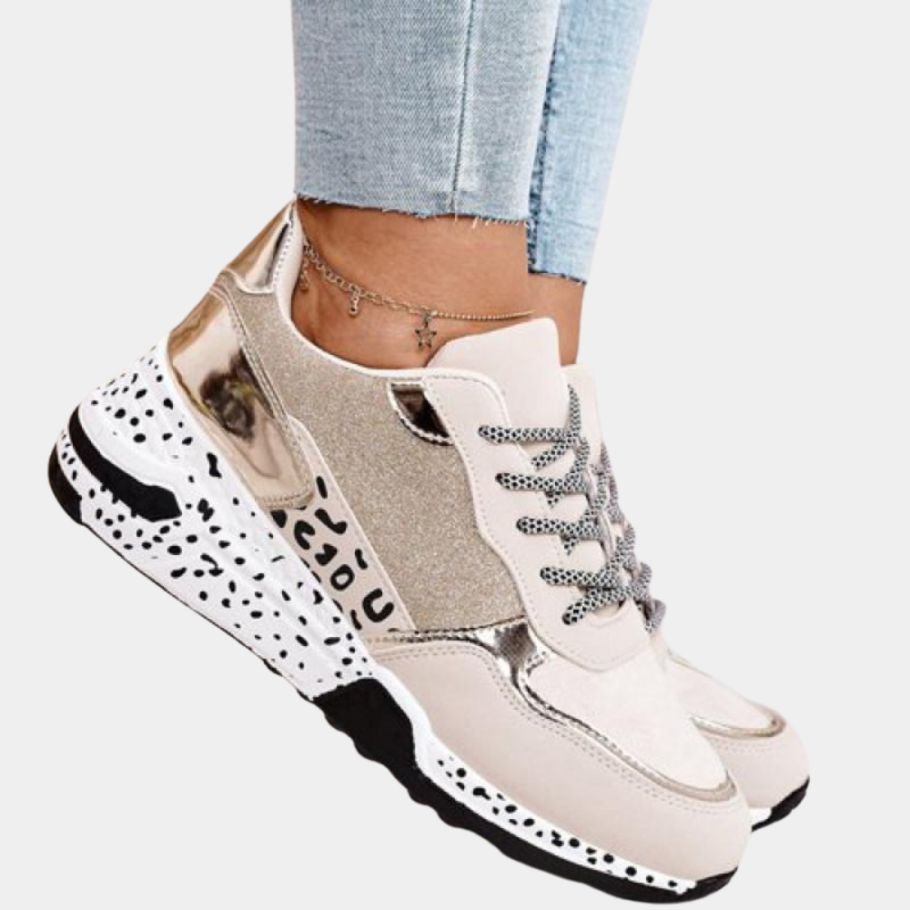 Sneaker - Dames - Gouden Glitter - Glitter Sneaker - Nova