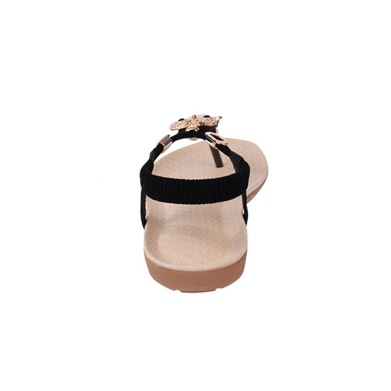Comfortabele dames sandalen met elastische band en speels detail – LUNAYA OWL