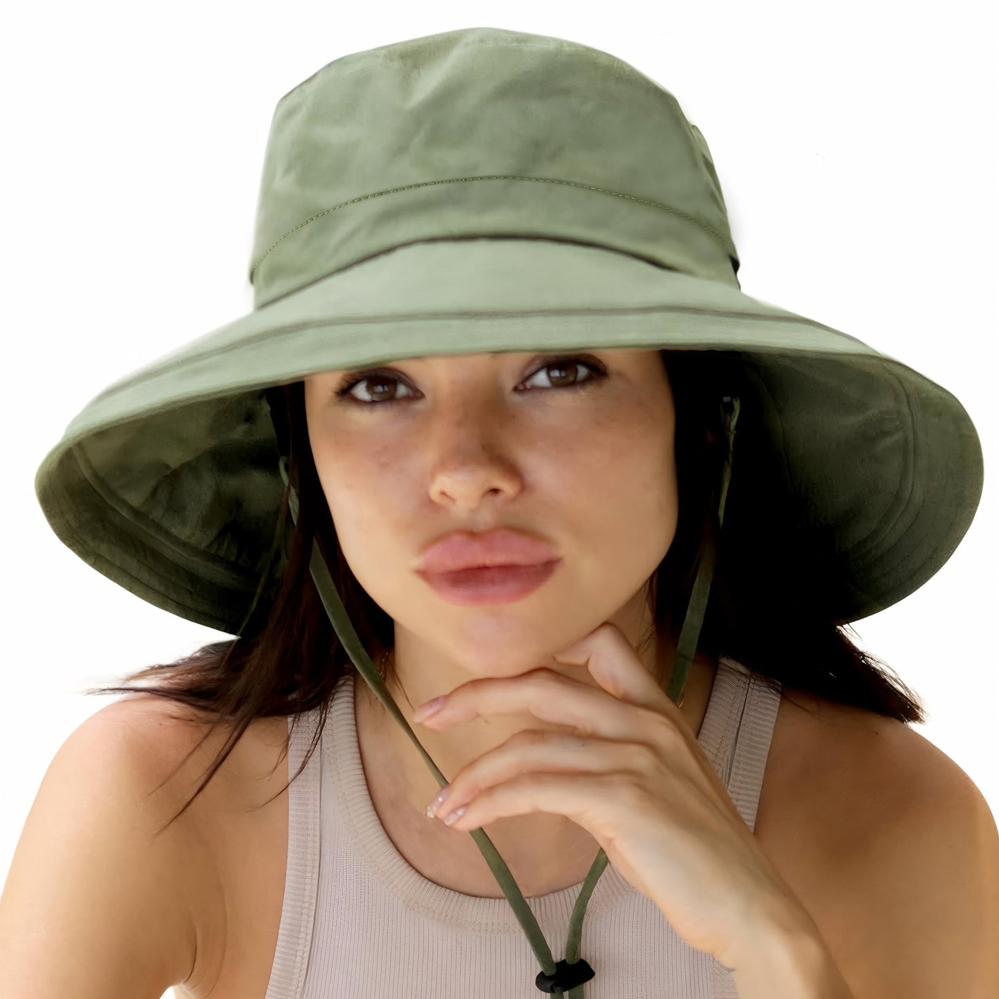 Dames - Zonnehoed - Opvouwbaar Polyester - UV-Bescherming - Strandstijl
