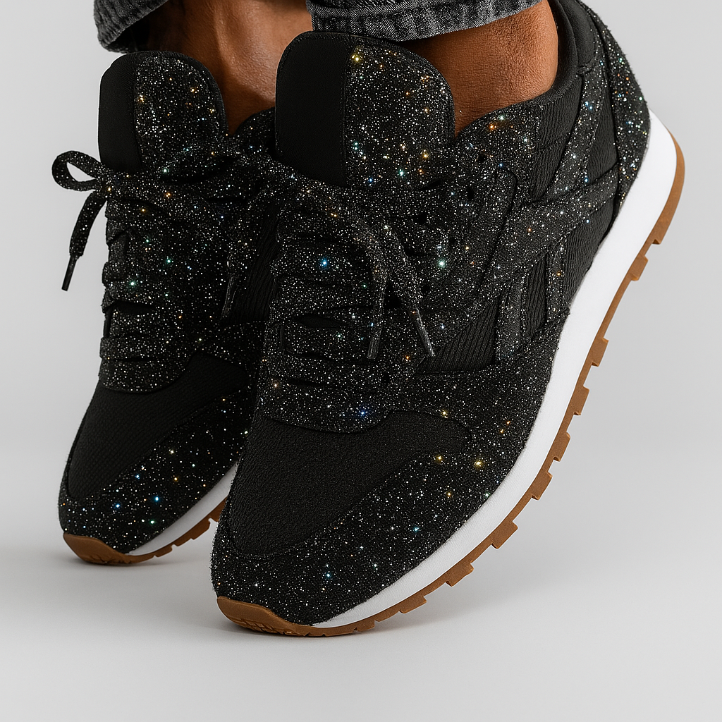 Sneakers - Dames - Glitterlook - Stijlvol Comfort - Nova