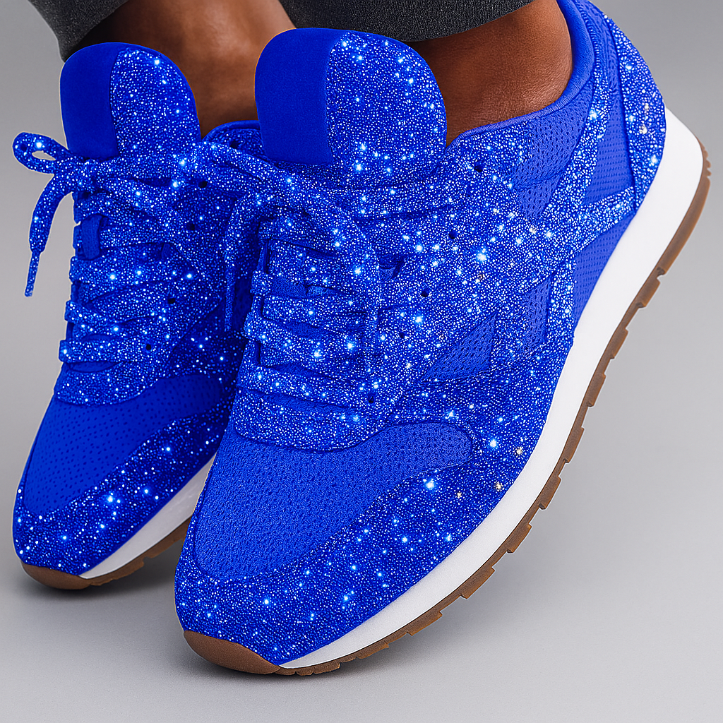 Sneakers - Dames - Glitterlook - Stijlvol Comfort - Nova
