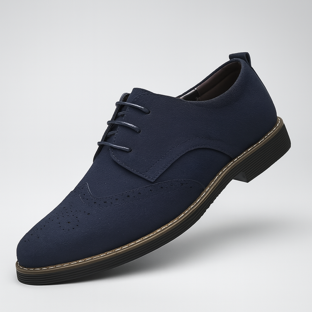 Schoenen - Mannen - Suede En Brogue - Oxford Schoenen - Elan