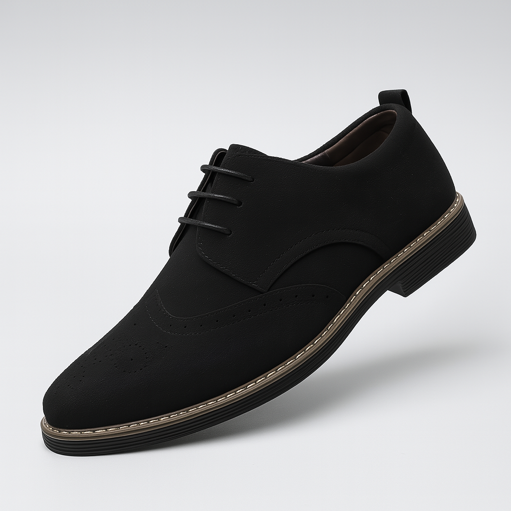 Schoenen - Mannen - Suede En Brogue - Oxford Schoenen - Elan