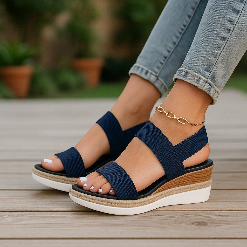 Dames - Orthopedische Sandalen - Elastische Band - Comfortabele Slip-Ons - ZOMER SANDALEN