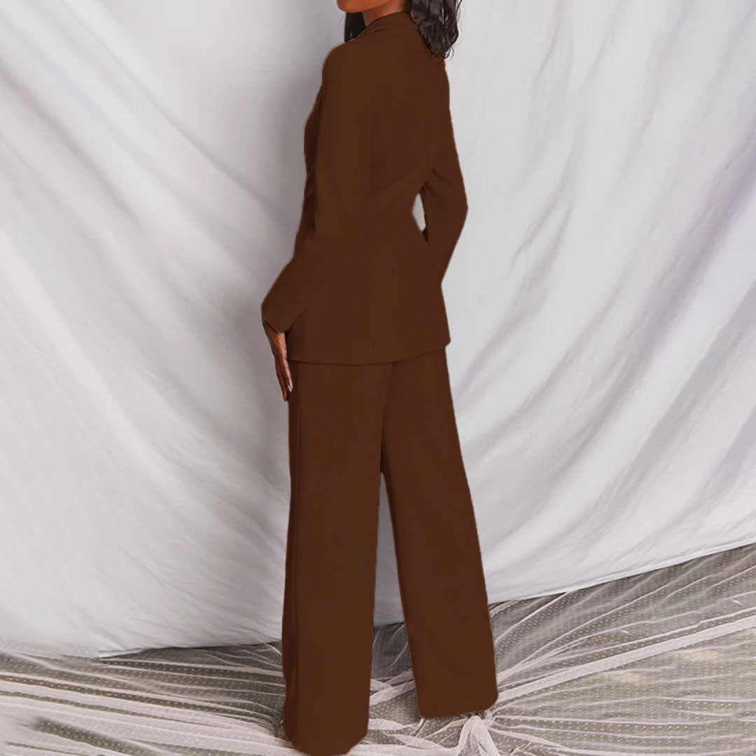 VICTORIA – Tweedelige blazer en broek set voor een elegante en sexy smart-casual look