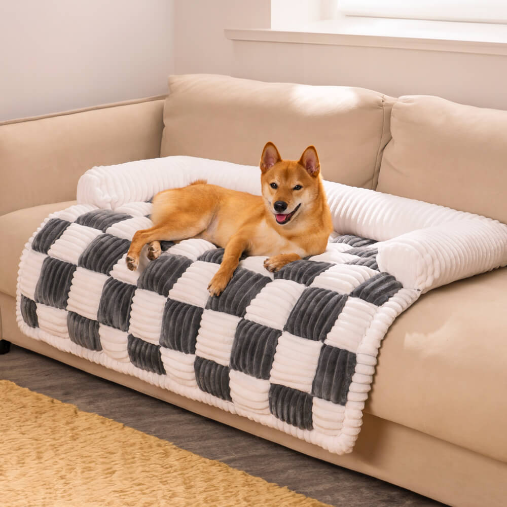 PAWGUARD - Comfortabele en stijlvolle geruite hoes ter bescherming van je bank