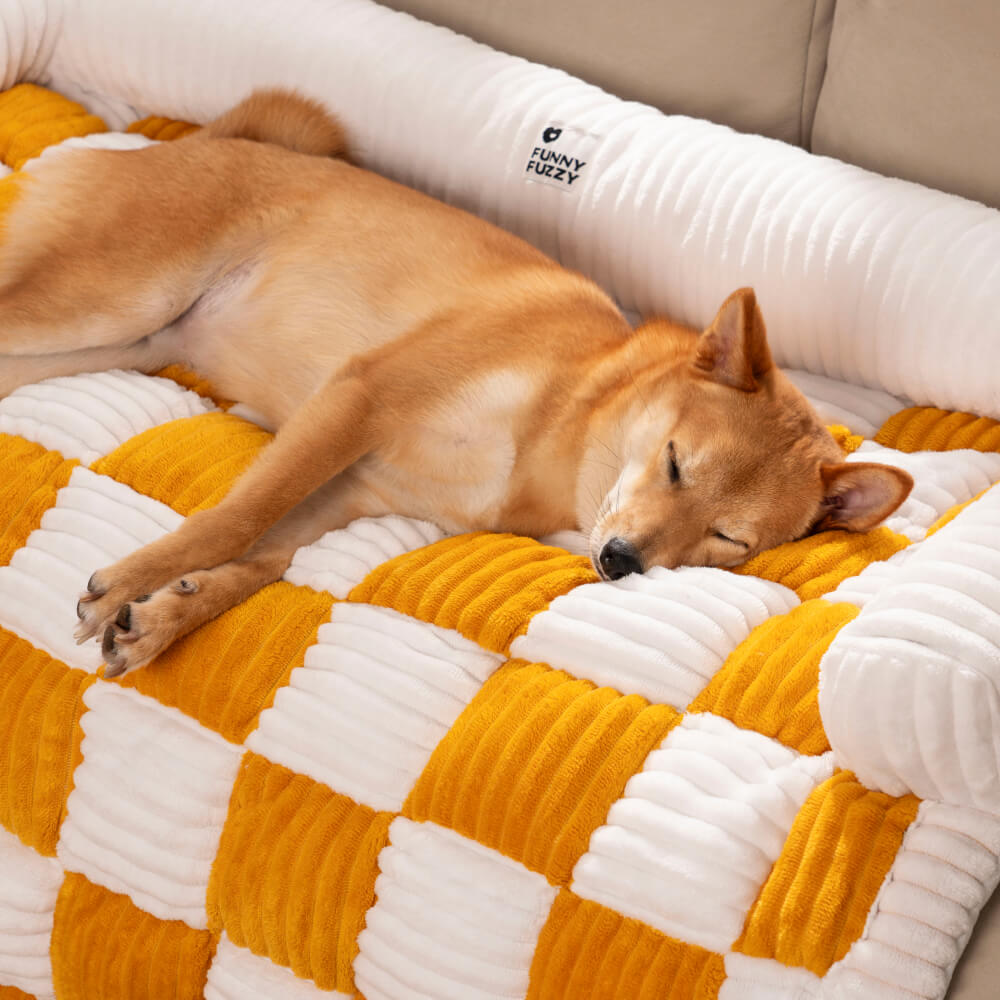PAWGUARD - Comfortabele en stijlvolle geruite hoes ter bescherming van je bank