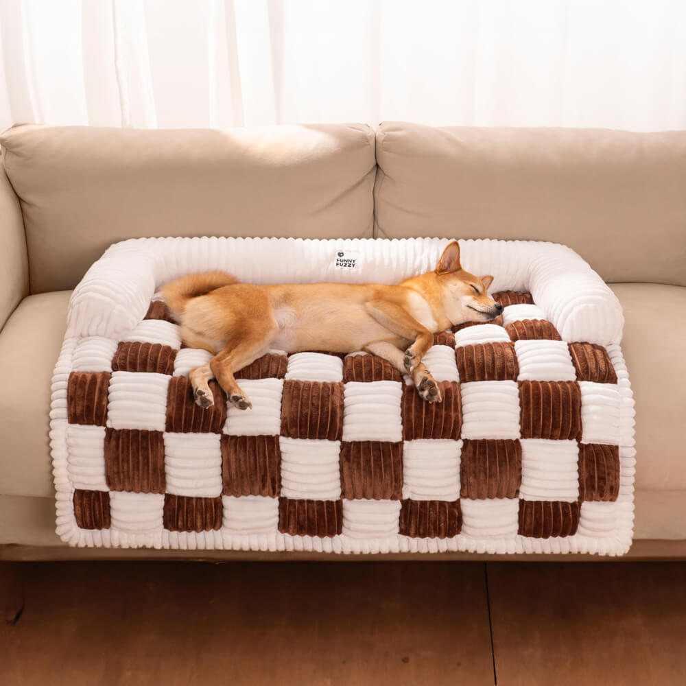 PAWGUARD - Comfortabele en stijlvolle geruite hoes ter bescherming van je bank