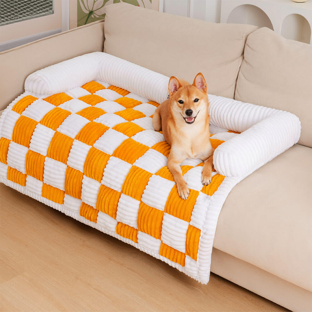 PAWGUARD - Comfortabele en stijlvolle geruite hoes ter bescherming van je bank