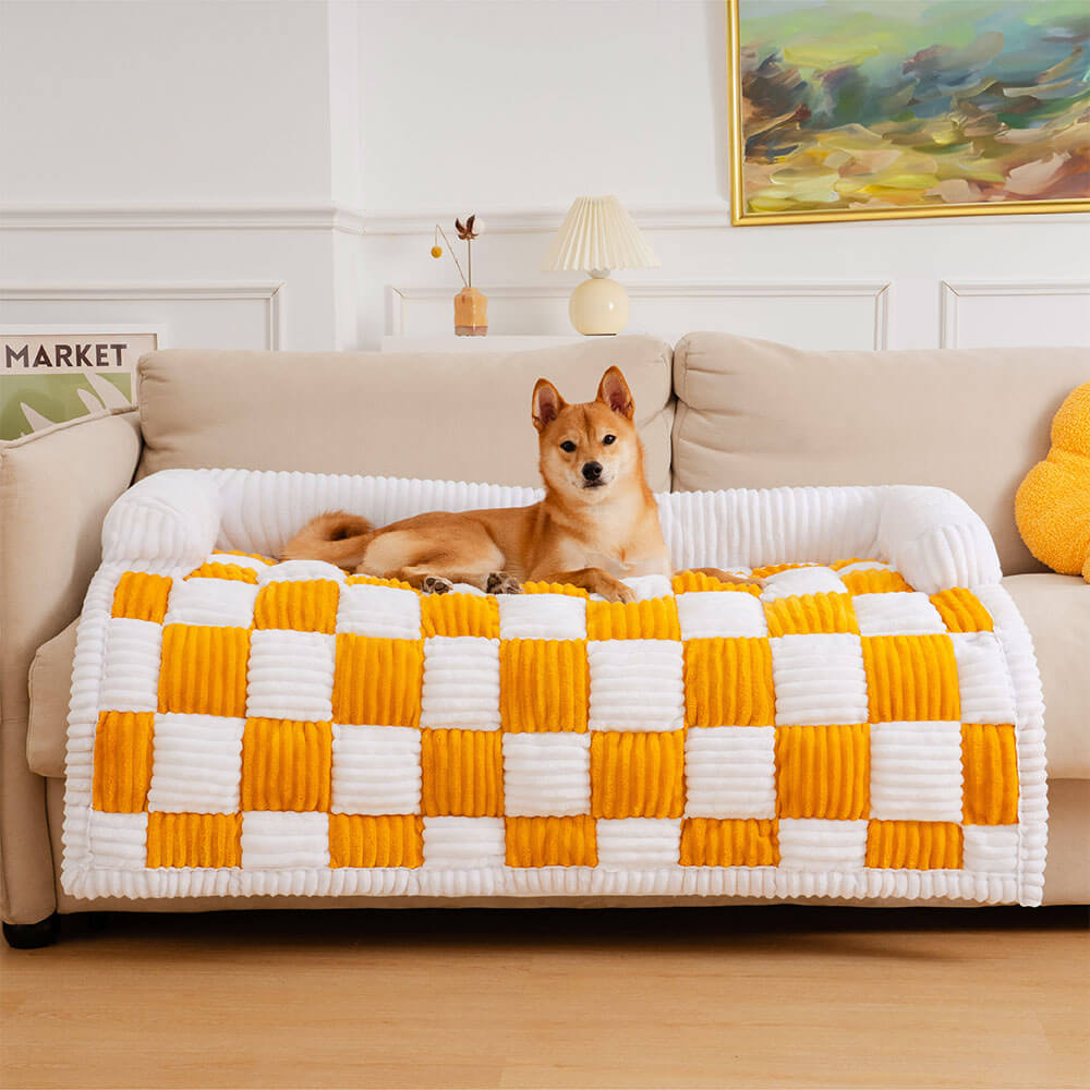 PAWGUARD - Comfortabele en stijlvolle geruite hoes ter bescherming van je bank